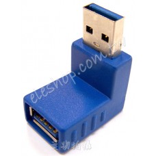 USB 3.0 A公轉母 上彎 90度 L型 轉接頭