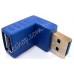USB 3.0 A公轉母 上彎 90度 L型 轉接頭