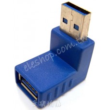 USB 3.0 A公轉母 下彎 90度 L型 轉接頭