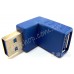 USB 3.0 A公轉母 下彎 90度 L型 轉接頭