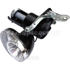 自行車前輪磨擦發電燈具組(磨電燈)