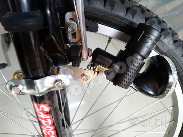 腳踏車燈, 腳踏車 發電