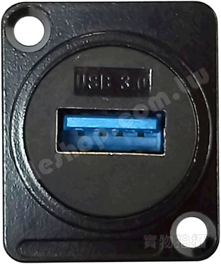 d型 usb, usb面板安裝