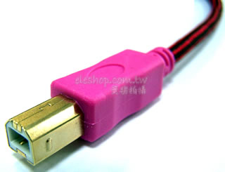  USB A公對B公 鍍金接頭